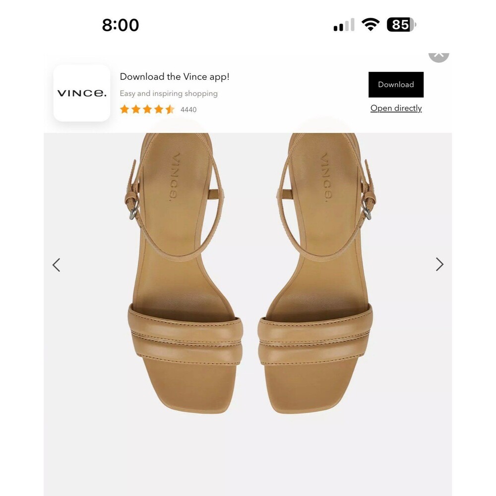 Prema Leather Wedge Sandal 8 - Picture 4 of 12